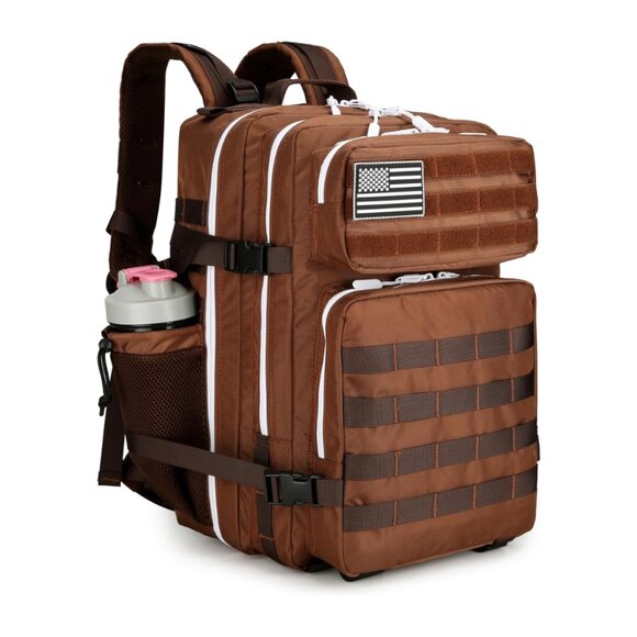 45L Tactical Backpack with Bottle Holder Waterproof Multi Compartment for Hiking - Picture 1 of 1